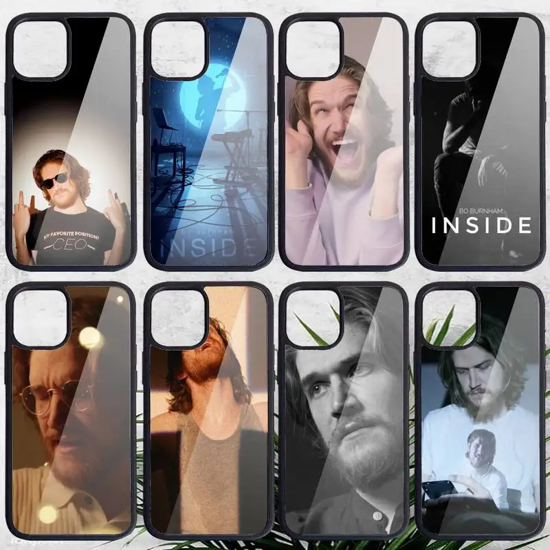 

Bo Burnham singer Phone Case PC for iPhone 11 12 pro XS MAX 8 7 6 6S Plus X 5S SE 2020 XR Luxury brand shell funda
