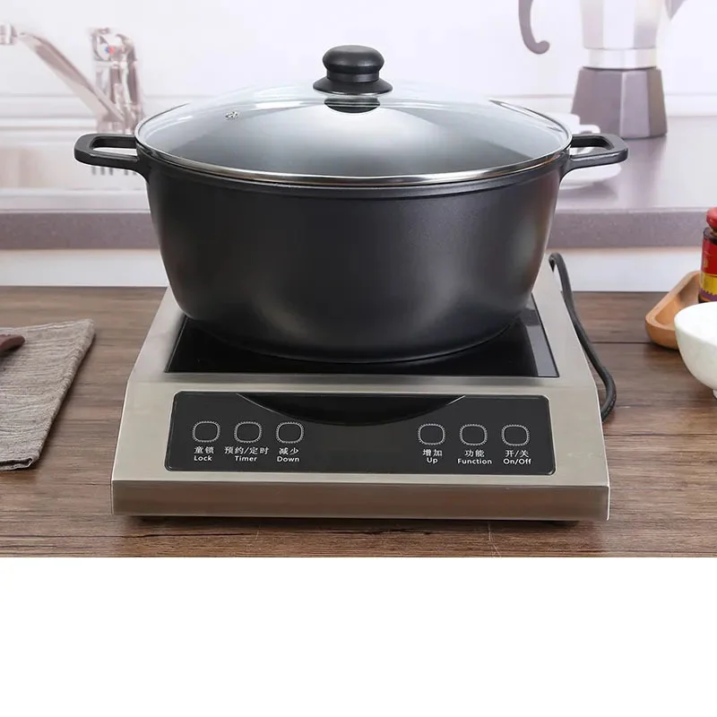 

Stock Pot Double Ear Soup Pot Household Induction Cooker Special Non-stick Pot Stew Pot Stew Pot Commercial Hot Pot Frying Pan