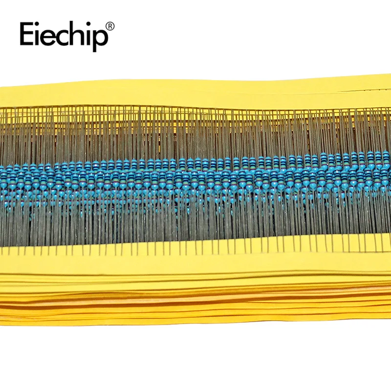 73 типа металлических пленочных резисторов 1 / 4 Вт обычно используются в прямых