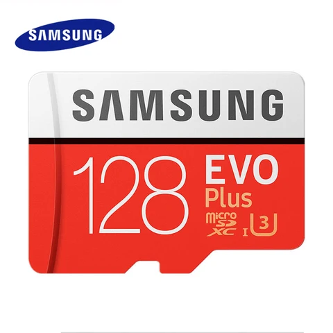 Карта памяти microsd SAMSUNG EVO plus, 64/128 ГБ, беспроводной, ezshare, класс 10