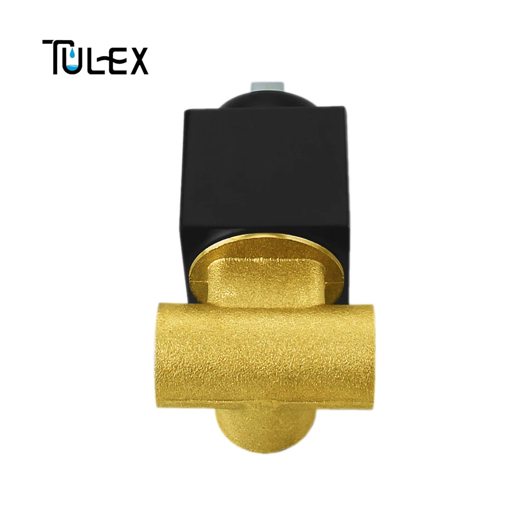 TULEX, черный скрытый смеситель для душа, настенный клапан, горячая и холодная вода, душевой кран, латунная насадка для душа