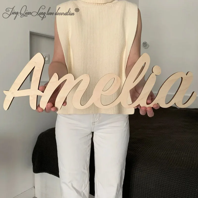 

Деревянный знак с именем JingQianLong