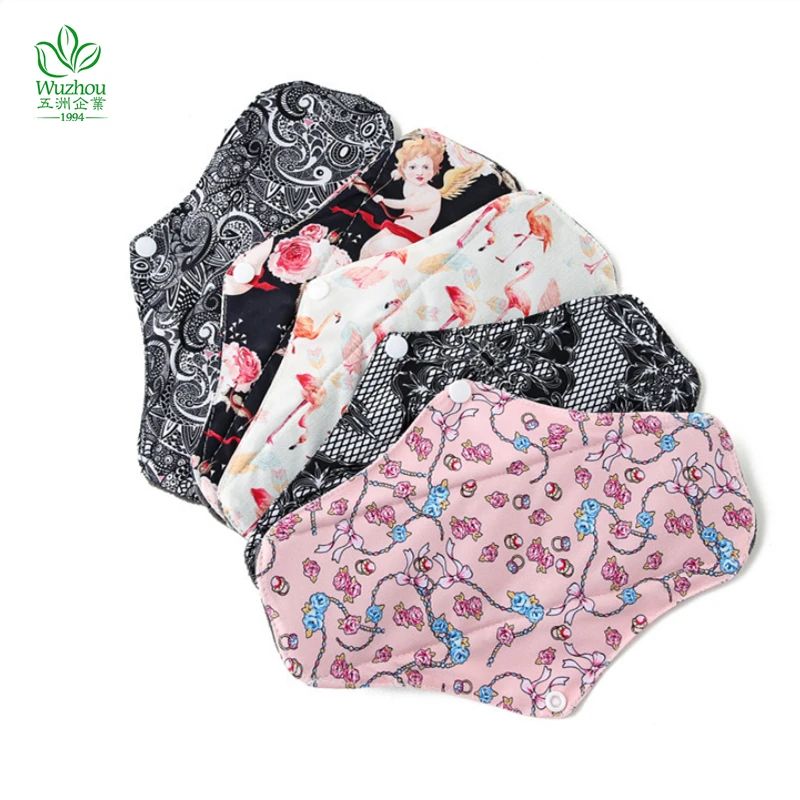 5 шт./лот гигиенические салфетки для женщин моющиеся менструальные ткань период