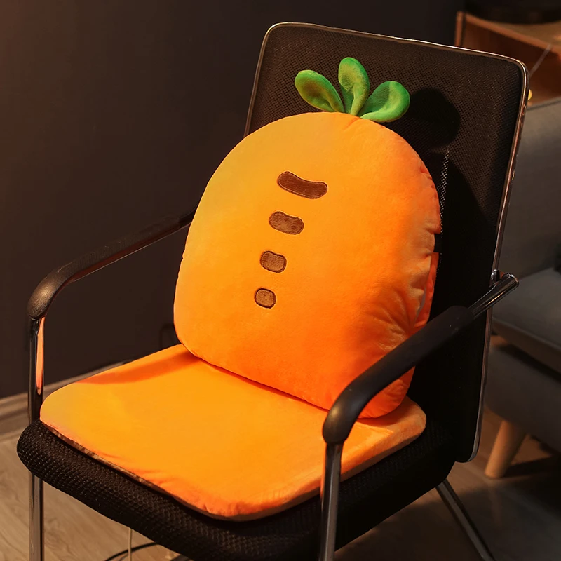 

Cute Plush Cushion Pillow Soft Plush Girl Modern Simple Rest Office Chair Cushion Thickening Coussin Chaise Home Textile DI50KD