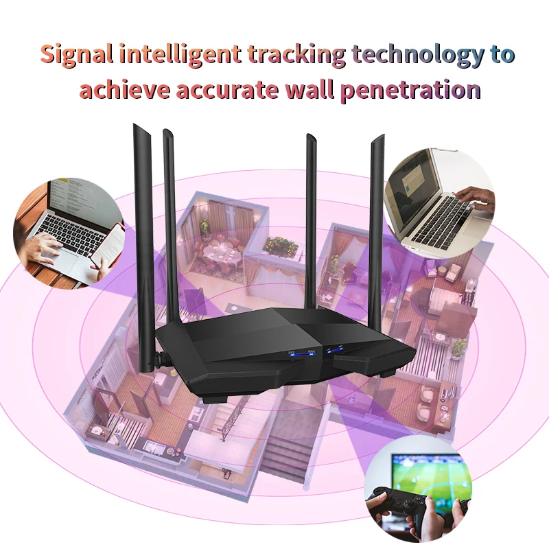 Wi-Fi-роутер GC10 AC1200M с антенной высоким коэффициентом усиления 2 4/5 0 ГГц | Компьютеры