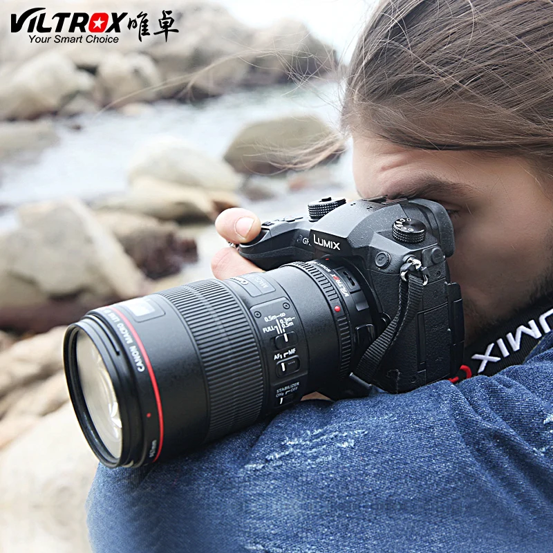 

Viltrox EF-M1 Lens Adapter Ring Mount AF Auto Focus for Canon EOS EF EF-S Lens to M4/3 GH5 GH4 GX85 Olympus E-M5 II E-M10 III