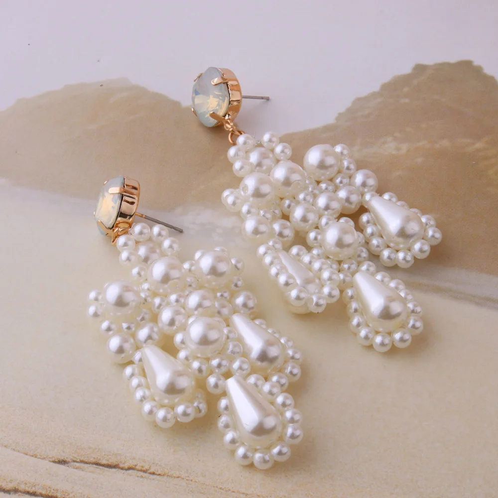 

Oorbellen pearl earrings for women fashion boho pendant earrings new design handmade earrings gifts wholesale
