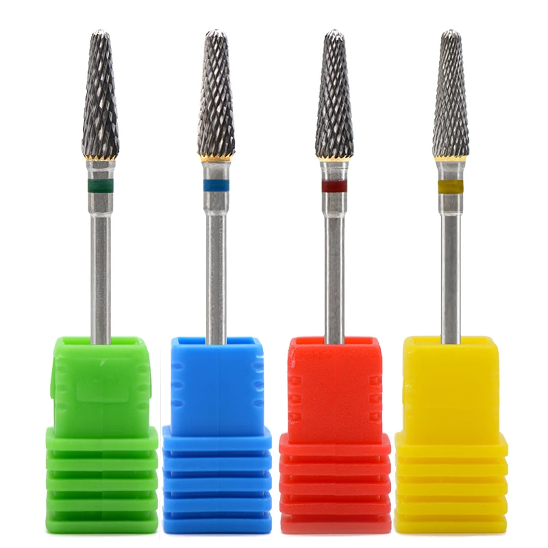 MAOHANG 1pc New Carbide tungsten steel cutter nail art drill bit apparatus for hardware manicure machine removel gel varnish | Красота и