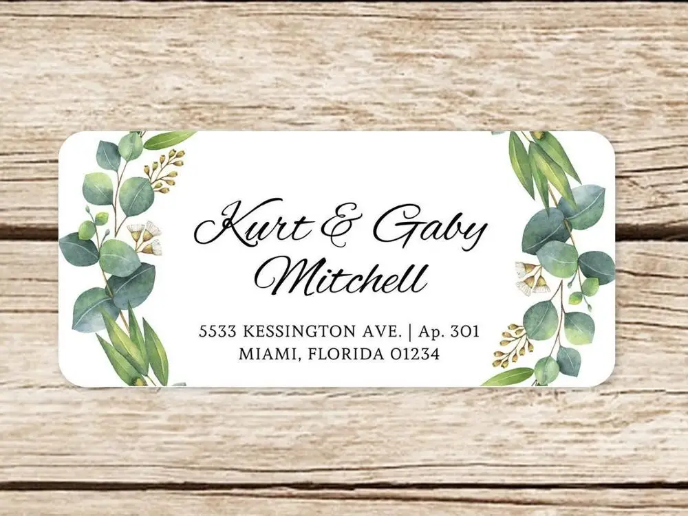 Наклейки на адрес возврата наклейки свадебные приглашения заказ с адресом s