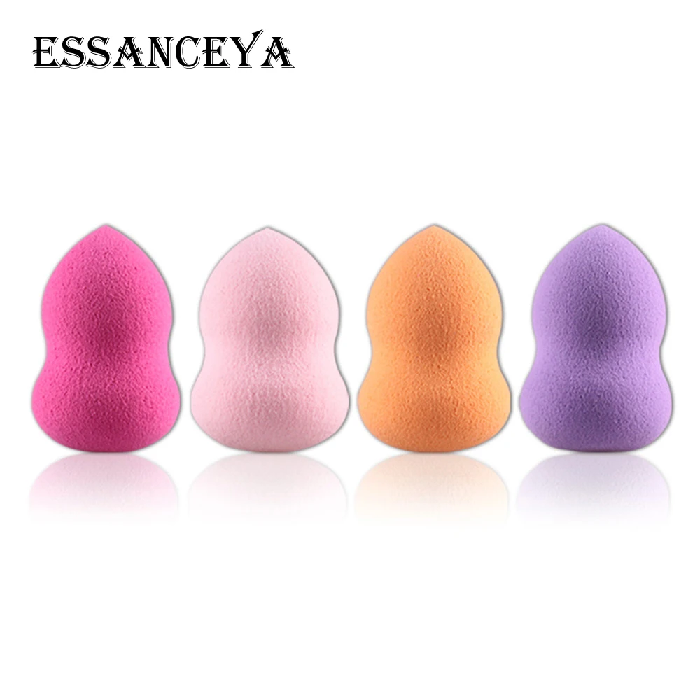 ESSANCEYA 4 шт./пакет макияж спонж для нанесения базы порошка губка мини-форма капли лица Нос косметические пуховки - Цвет: Gourd shape