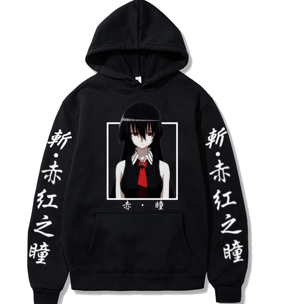 

Uinex Hot Anime Hoodie Akame Fashion Pullover Tops Long Sleeve Cloth