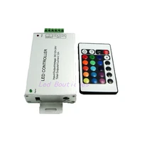 1 pcs dc12 24v ir remote rgb controller 12a 24key remote controller