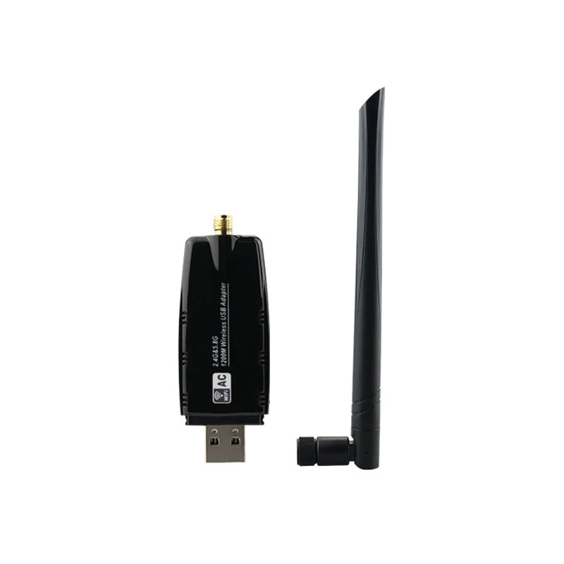 USB Wifi адаптер 1200 Мбит/с 3 0 PC Wi Fi адаптера локальной сети переменного тока приемник