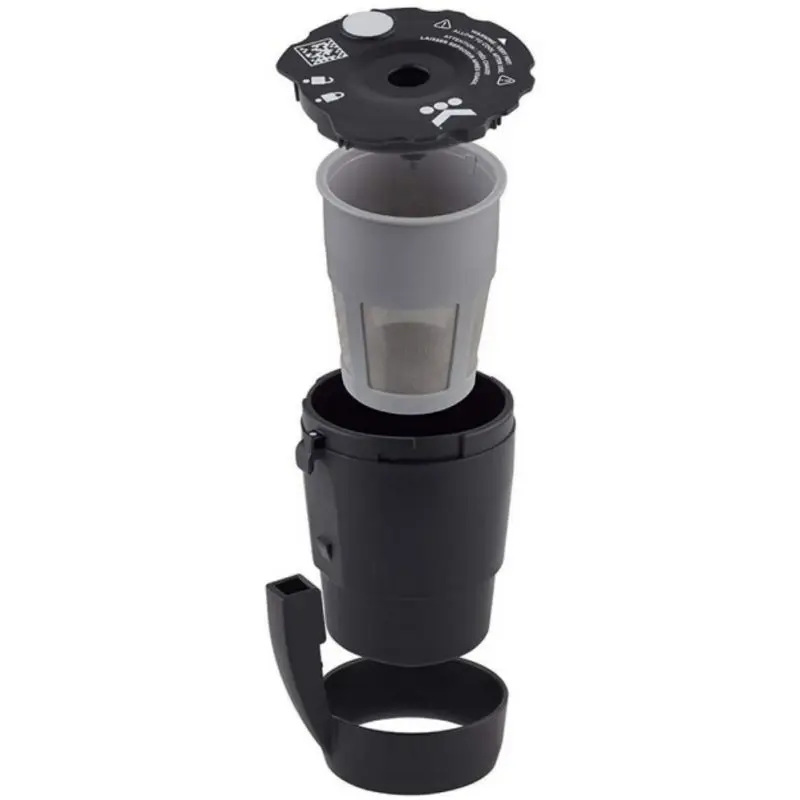 

s-1PC Reusable Coffee Filter Black for Keurig K-Cup2.0 k200 k400 k450 k575 Brewer