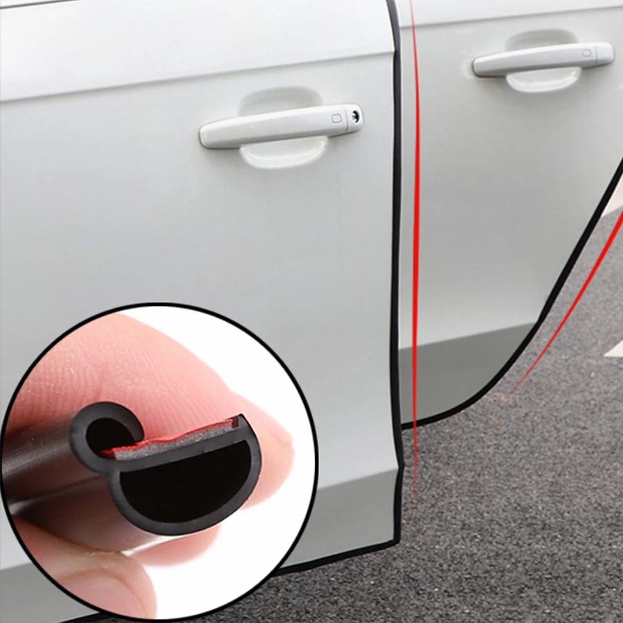 Звукоизоляционные уплотнительные полосы 3 м для края внутренней двери