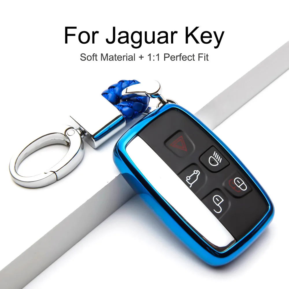 KUKAKEY ТПУ чехол для ключей защитный Jaguar XF XK XKR X type XE V12 гитарные ножницы