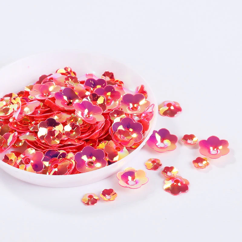 10 г смешанный размер импортный Золотой светильник вогнутая Слива блестки