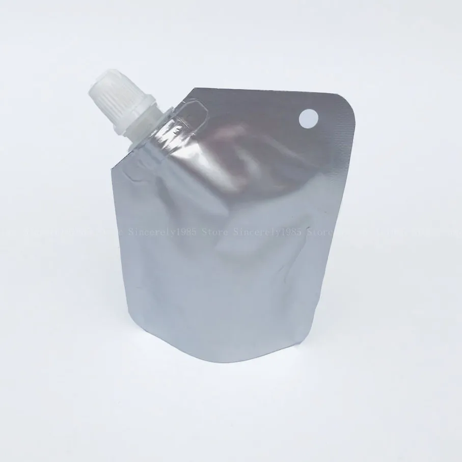 10 pcs of Self-Supporting Spout Bag, Liquid Bag, Reusable, Durable Aluminum Foil Bag, Juice Beverage Bag, Portable