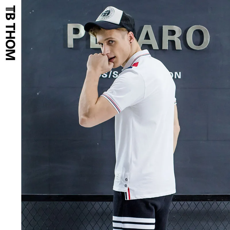 Лето 2020 мужские тбтом с коротким рукавом контрастные цвета Смарт повседневные