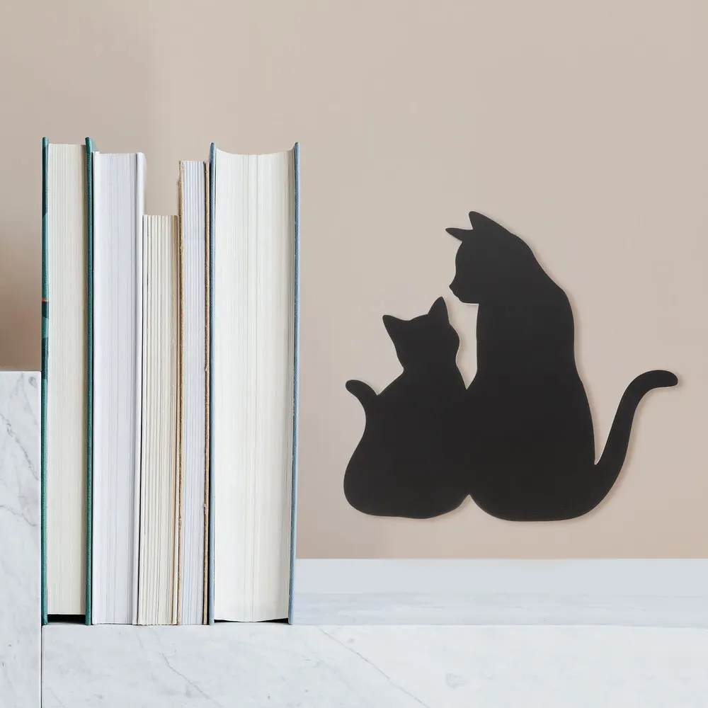 

1pc Cat Shape Night Light Voice Activated Lovely Cat Silhouette Lamp Wall Decor