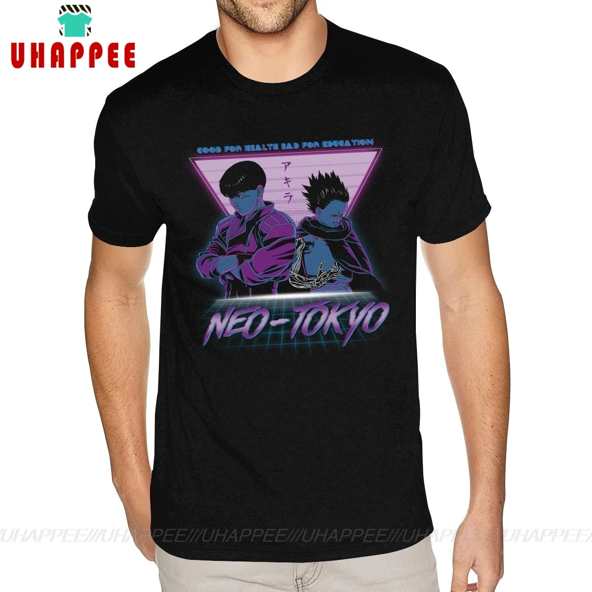 Футболка с геометрическим рисунком для мальчиков аниме Akira Shotaro Kaneda Motorcycle Neo Tokyo 3XL