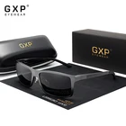 Мужские солнцезащитные очки GXP, поляризационные квадратные очки из алюминиево-магниевого сплава для вождения, аксессуары для мужчин
