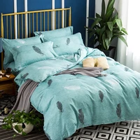 exquisite mushroom feather home textile bedding set double sheet luxury queen king size bed linens duvet cover sheet pillow case
