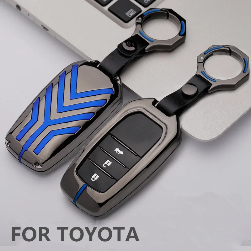 Цинковый сплав чехол ключа дистанционного управления автомобилем для Toyota с