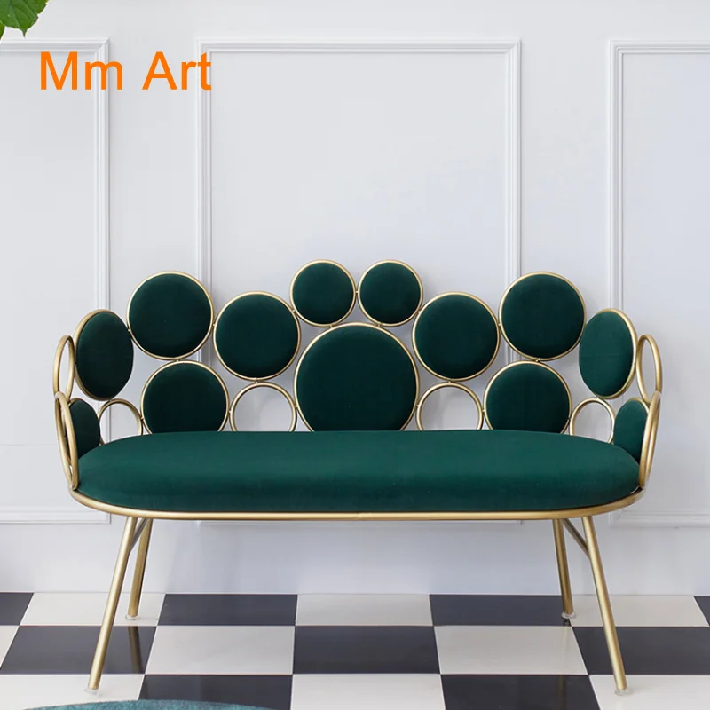 Комбинированный диван и чайный столик в скандинавском стиле креативный магазин
