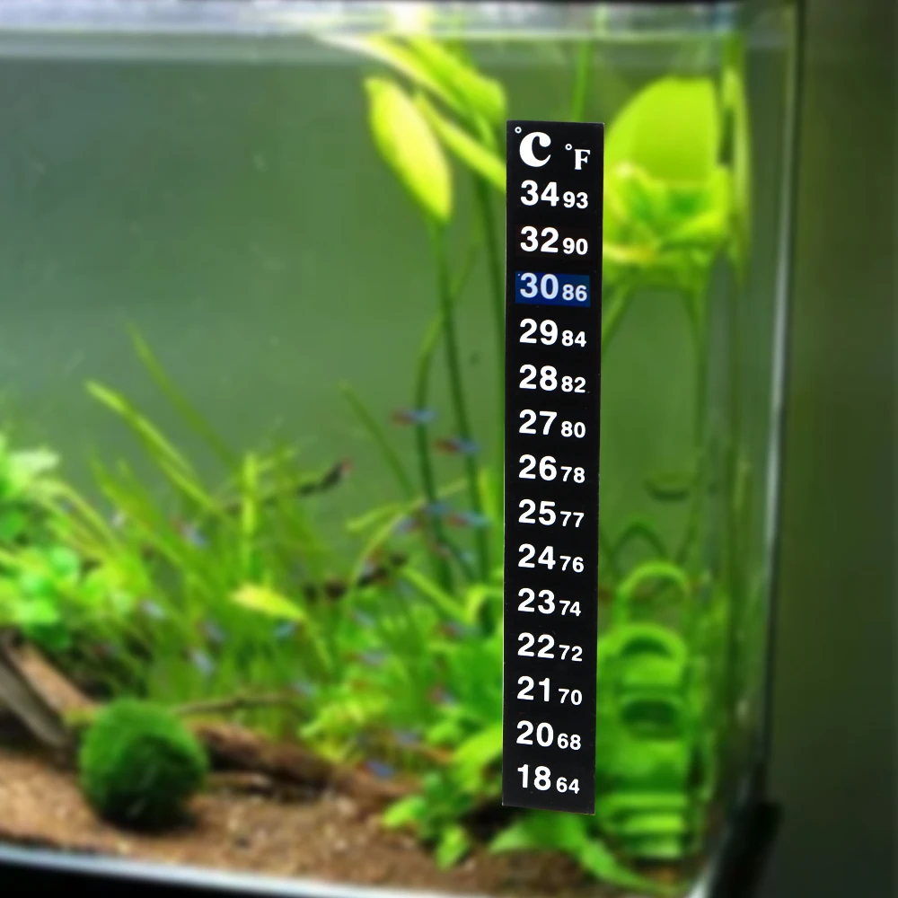 NICEYARD обесцвечиваясь и не термометр по Фаренгейту Температура Стикеры аквариум