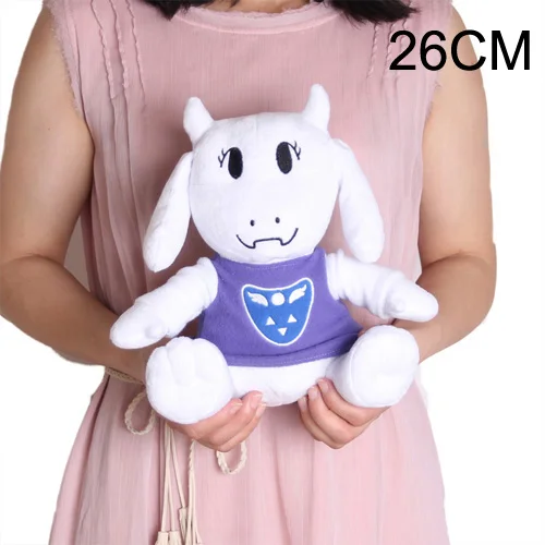 Undertale Sans Asriel Toriel Temmie Undyne Мягкая кукла плюшевая игрушка для детей рождественские подарки - Цвет: Toriel
