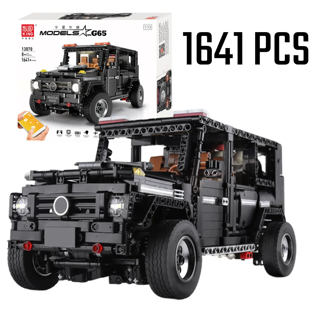 

Mould King MOC High-Tech Building Blocks The SUV G500 Wagon Off-road Vehicle Model Bricks Kids Educational Birthday Gifts Toys