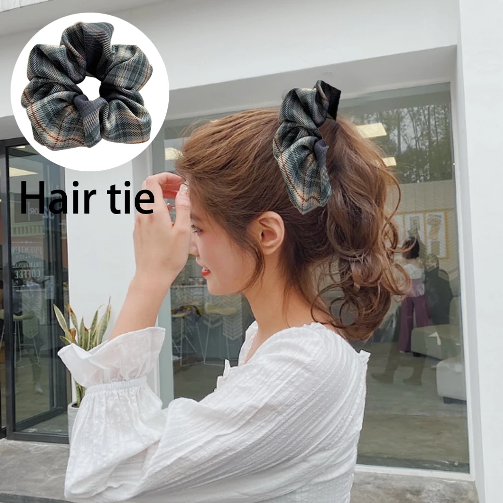 

Fashion fresh and simple elastic rubber band Forestry IU large intestine hair band fashion hair accessories rubber band