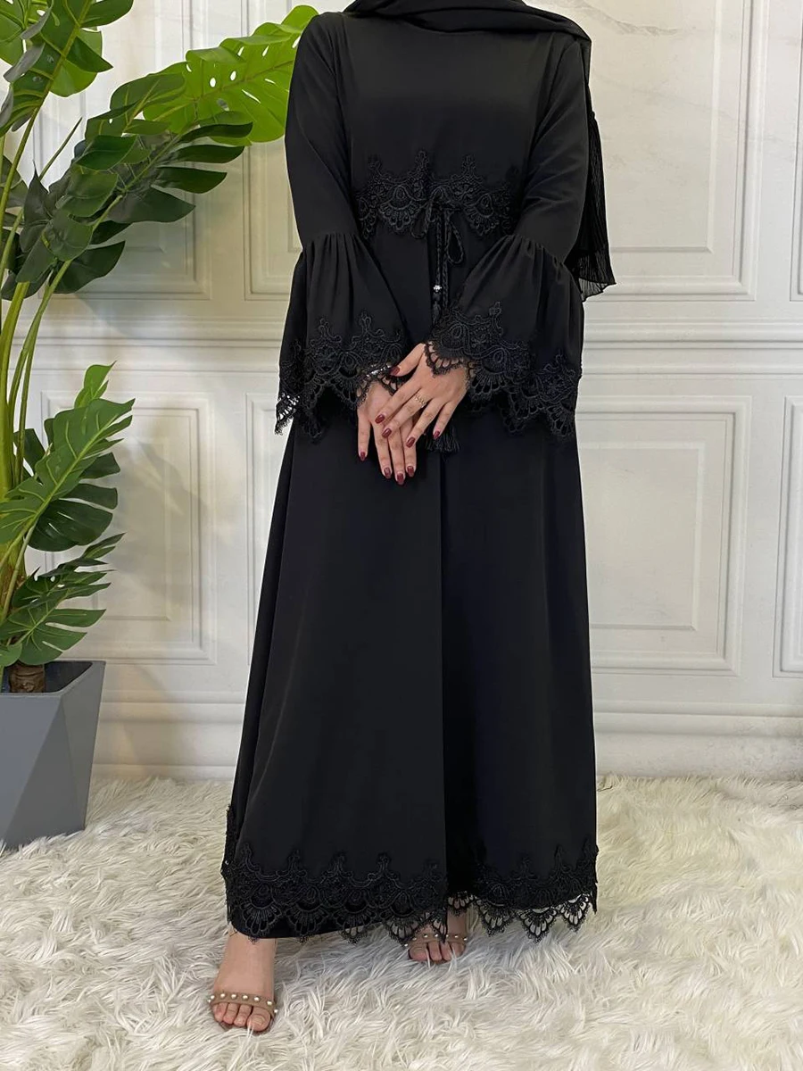 16001#New Arrival Fashion High Quality Arab Turkey Kaftan Muslim Women Maxi Dress - CHAOMENG MUSLIM SHOP