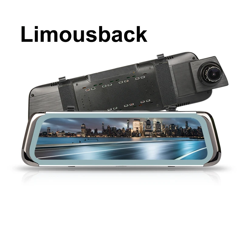 Limouback 10 &quotDash cam сенсорный экран 1080P поток зеркало заднего вида Автомобильные