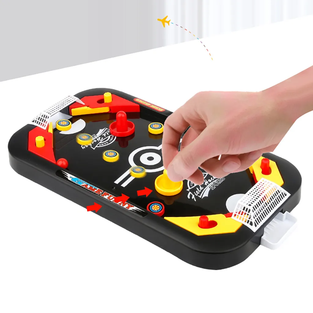 Mini Hockey Table Game For Kids Soccer Ice Desktop Interactive Toy Anti-stress Funny Gadgets Family Party Toys Children Gift | Игрушки и