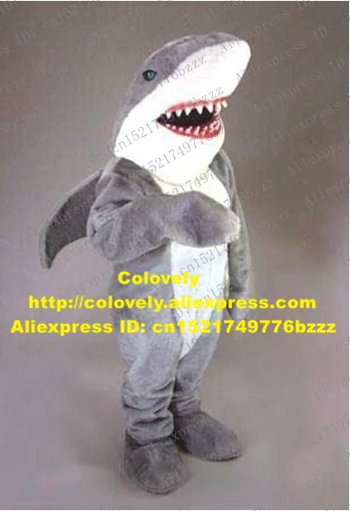 Свирепый серый Акулий убийца кит талисман костюм Mascotte Grampus Orcinus Orca взрослый с
