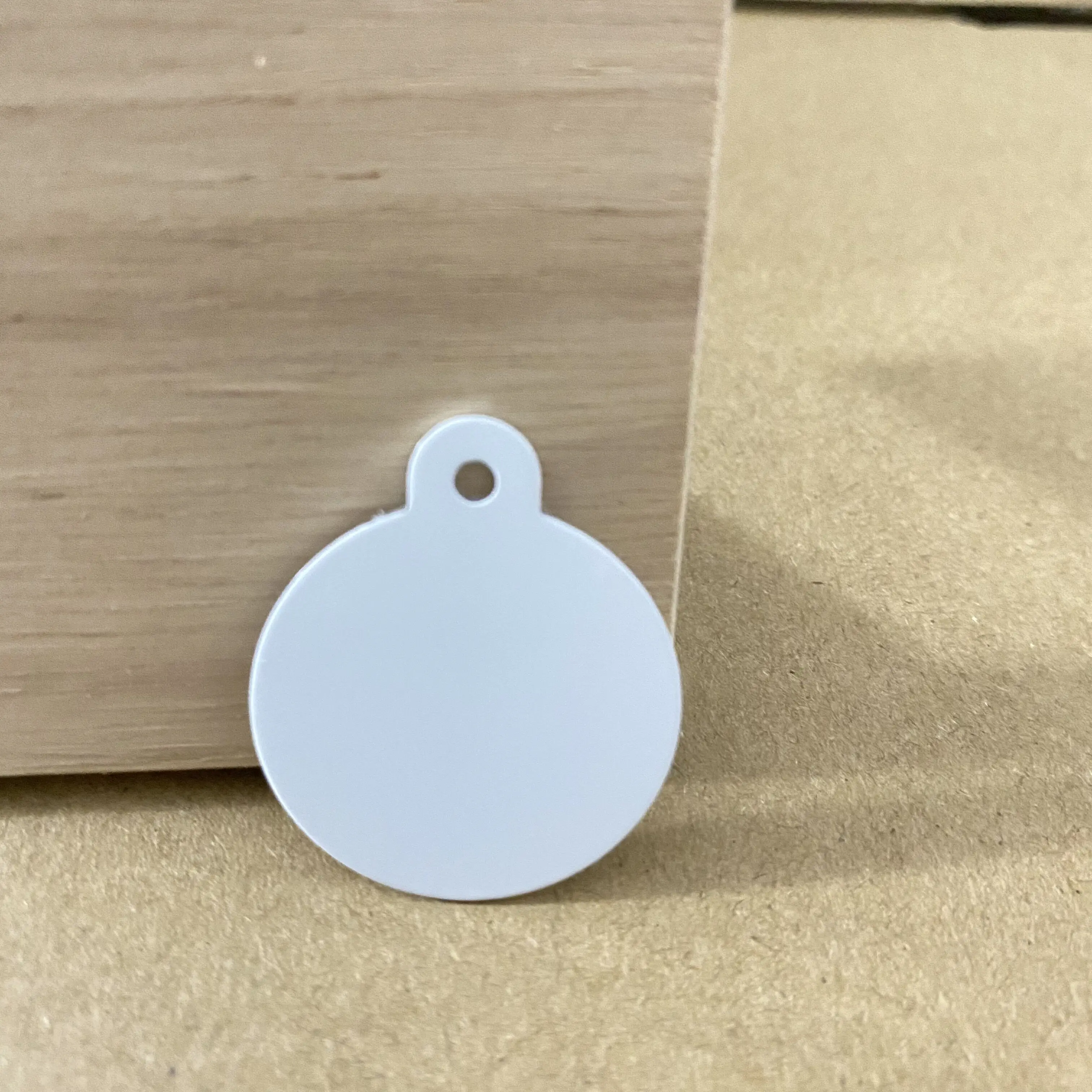 

Оптовая продажа DIY 3D печать кольца для ключей для домашних животных бирка аксессуары круглая идентификационная бирка для домашних животных...