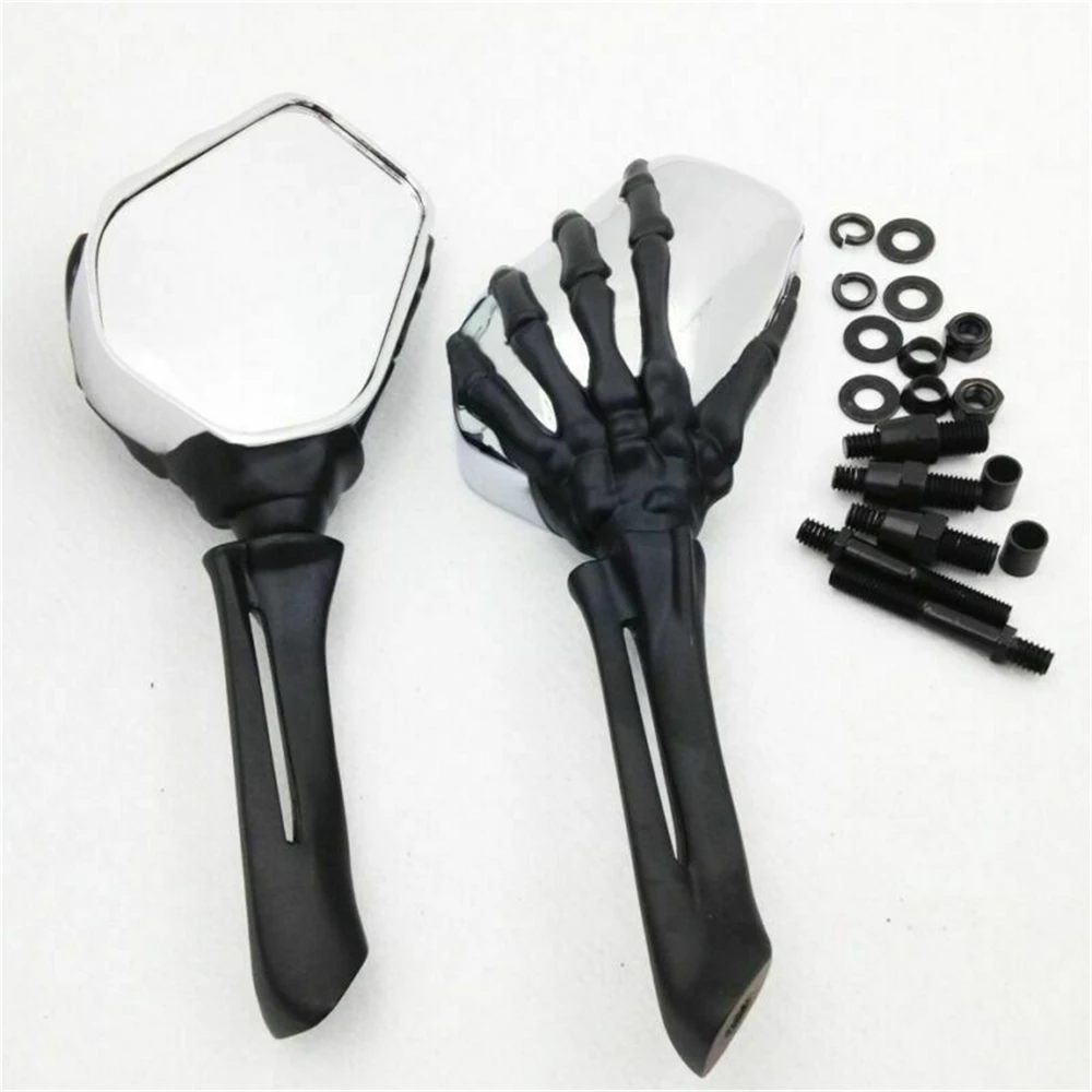 

Новый универсальный коготь зеркало «Череп» боковые зеркала заднего вида для большинства мотоциклов