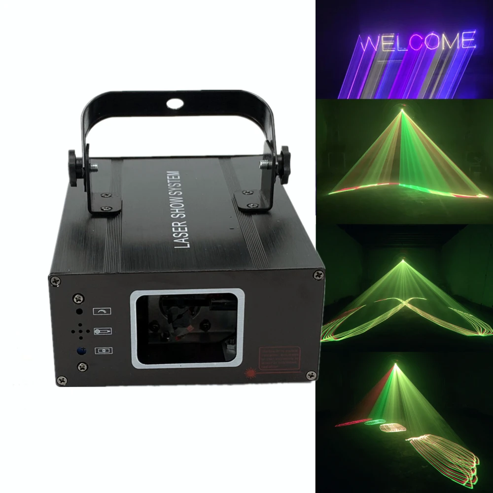 3D лазерный светильник R & B цветные DMX 512 сканер проектор вечерние Рождество DJ диско
