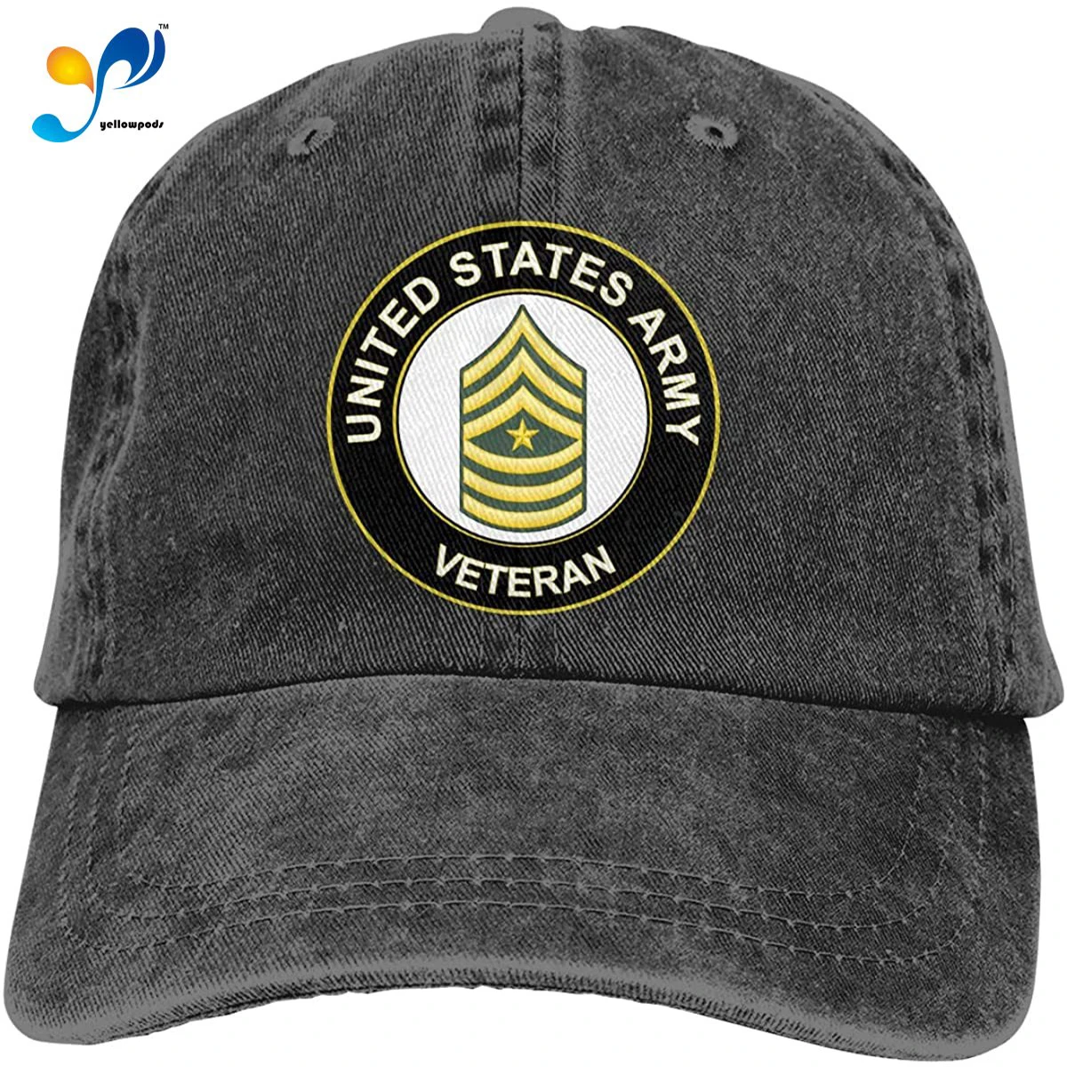 

Us Army Sergeant Major Veteran Sticker Decal Unisex Soft Casquette Cap Fashion Hat Vintage Adjustable Baseball Caps
