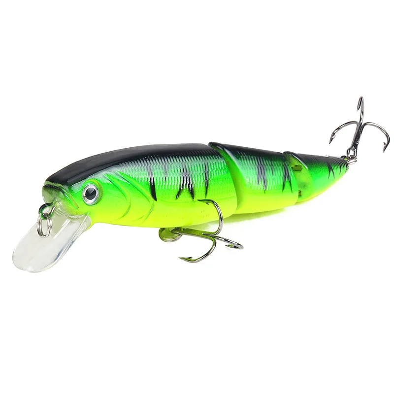 

Simulation Mino fishing bait Colorful three-section road sub-bait 15.3g/11cm plastic fake bait fishing tackle products