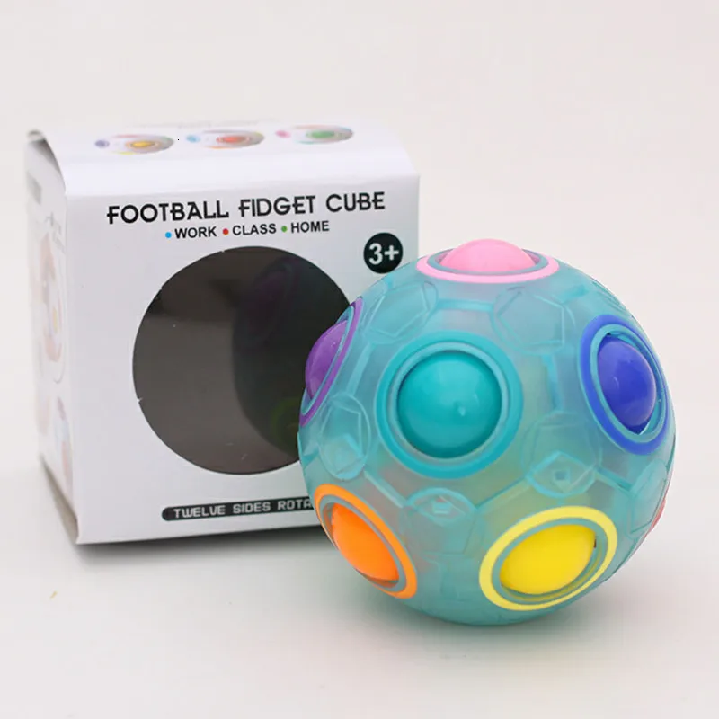 

Magic Ball Shaped Magic Soccer Creative Children's Educational Toys For Children Rainbow Ball Rainbow Press Neo Cube Colorful