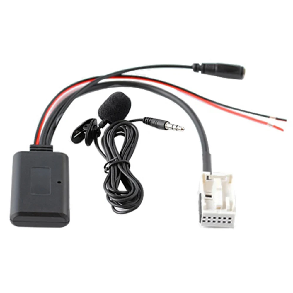 Беспроводной автомобильный радиоприемник стерео музыка AUX кабель адаптер