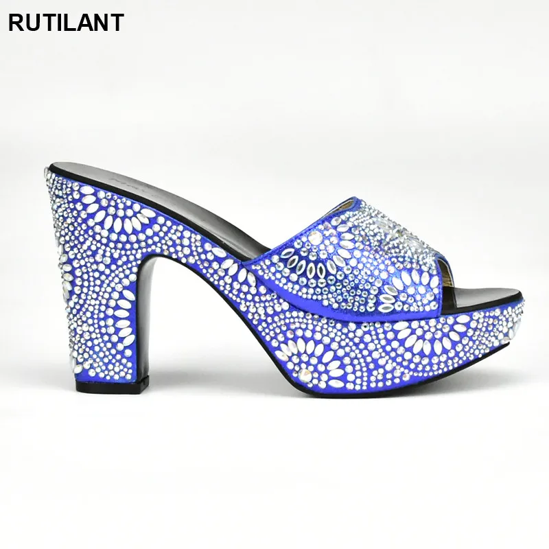 Новое поступление Итальянские женские босоножки Вечерние свадебные туфли в