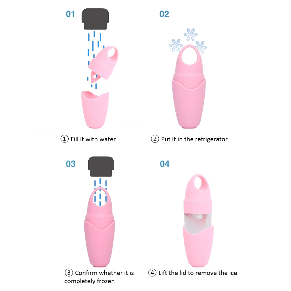Силиконовый Лоток Для Льда массажер для лица ледяной ролик мешки глаз инструмент