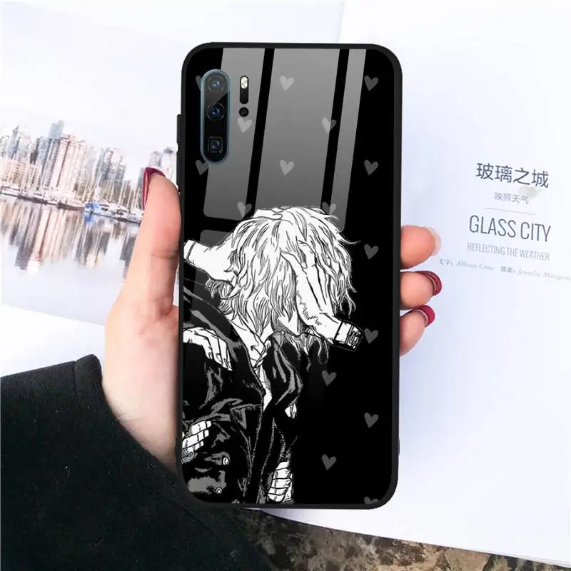 

Tomura Shigaraki My Academia Phone Case Tempered glass For Huawei Honor 7A 8X 9 10 v10 P30 20 9 10 Pro Plus Lite mate 10 20 pro