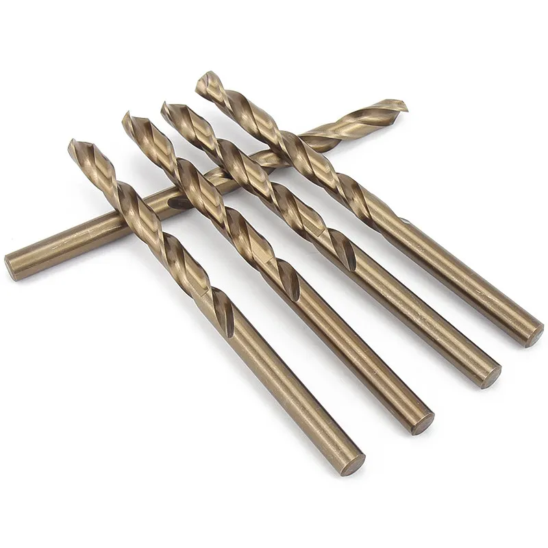 10PCS 3MM HSSCO Twist Drill Bits Machine HSS Cobalt 5% M35 DIN338 Fully Grounded for Stainless Steel