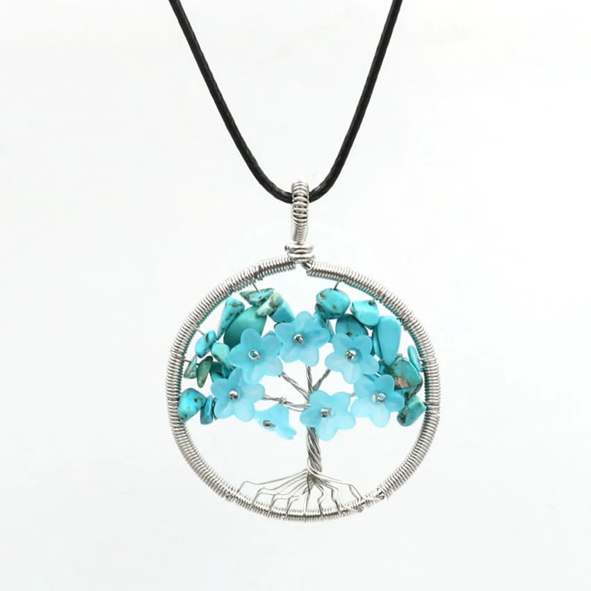 Уникальное посеребренное ожерелье FYJS украшение из вишневого кварца | Украшения и