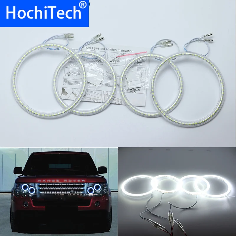 Ультра яркие красные/зеленые/Белый светодиодный глаза ангела halo Кольцо Комплект